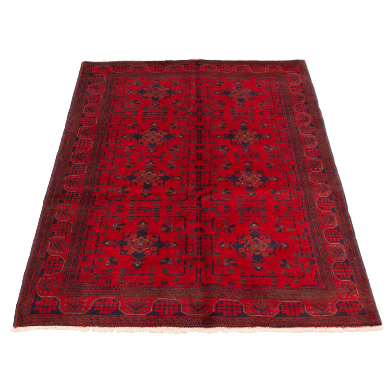 Tapis rouge Finest Khal Mohammadi 4 pi 4 po x 6 pi 7 po