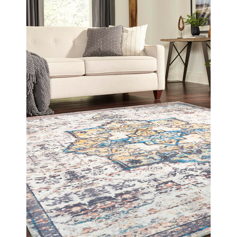 Hyler Moroccan Indoor Rug, Square 7'10" x 7'10"