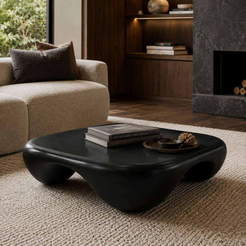 Table basse Caston 39,37 po Caston, Noir