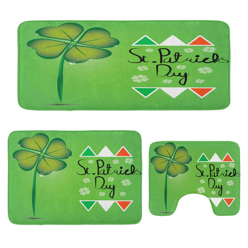  Ensemble de 3 tapis de salle de bain Celebration