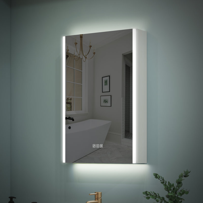 Armoire à pharmacie murale à miroir 30 po H, H 30 po x l 20 po x P 5,12 po, Gauche