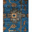 Tapis unique noué à la main Serapi - bleu clair, 8 pi 0 po x 10 pi 0 po Serapi