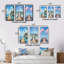 «Pier and Dock Coastal», 3 pièces sur toile-854295101-854295098