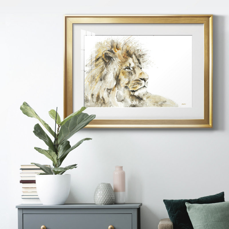 SAVANNAH I, impression, H 22,5 po x l 30,5 po x P 1,5 po, Encadrement doré