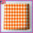 Orange White Gingham Quilted Bedspread All Sizes-128700324