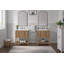 Ensemble de meuble-lavabo simple autoportant 31 po avec plateau en marbre Grigg, ensemble de deux