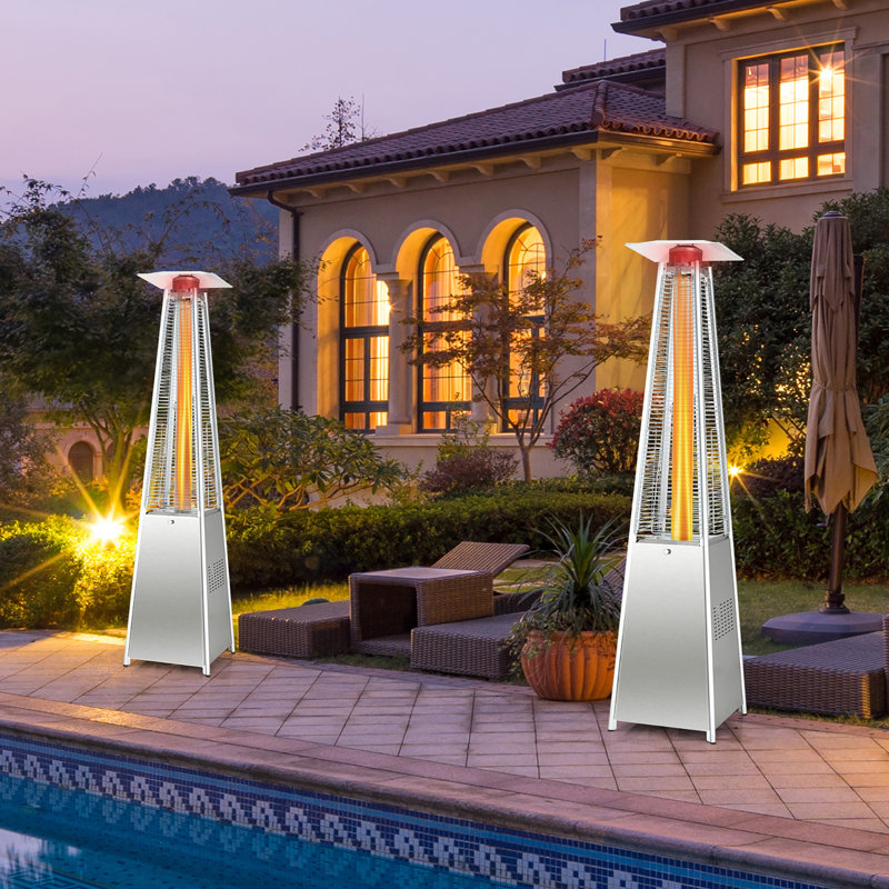 Chauffe-terrasse autoportant haut au propane Pyramid 42000 BTU
