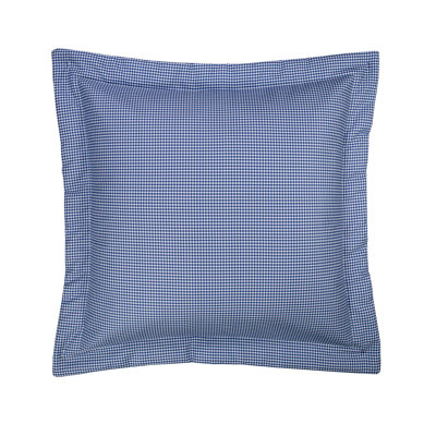 Melanie Buttercream Cotton Blend Checkered Sham