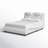 Belarmina PU Upholstered Low Profile Platform Bed with LED Light-1894314352-1894314355