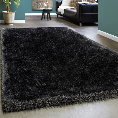 Boykin Solid Colour Shag Area Rug