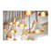 Cotter 14 - Light Fabric Dimmable Geometric Chandelier