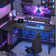 Baford L-shaped Computer Desk with Power Outlet, Gaming Desk with Monitor Stand and Shelves