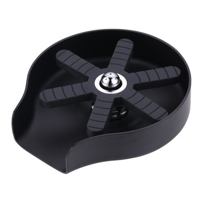 Rince-verre pour évier de cuisine, laveuse à gobelets noir mat ARCORA pour lavabo, laveur de verre en acier inoxydable pour lavabo