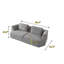 Très grand canapé en tissu chenille deux places-759047449