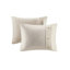 Housse de couette en coton biologique 3 pièces, naturelle, double / grand, classique / intemporelle, double / grand, sensation douillette naturelle