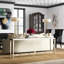 Caracole Classic 77'' W Glass Console Table