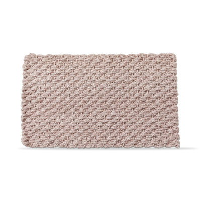 Handwoven Doormat Blush Solid