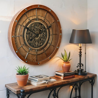 Solid Wood Wall Clock