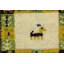 Tapis tribal brun 2 x 2 Indo Gabbeh