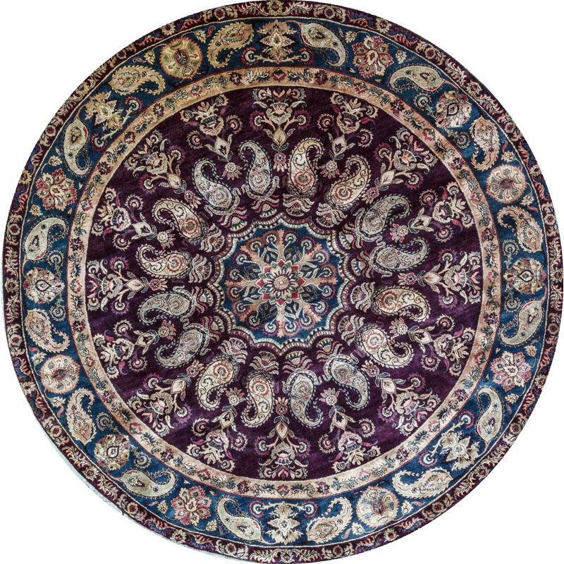 Wool Paisley Area Rug