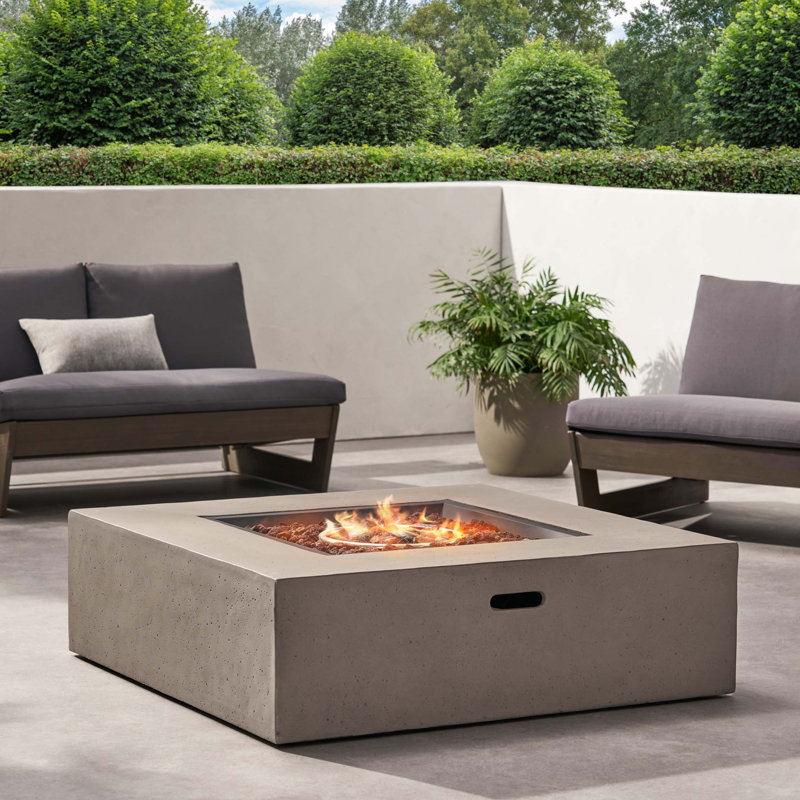Réservoir de table d'extérieur 50 000 Btu, Gris clair