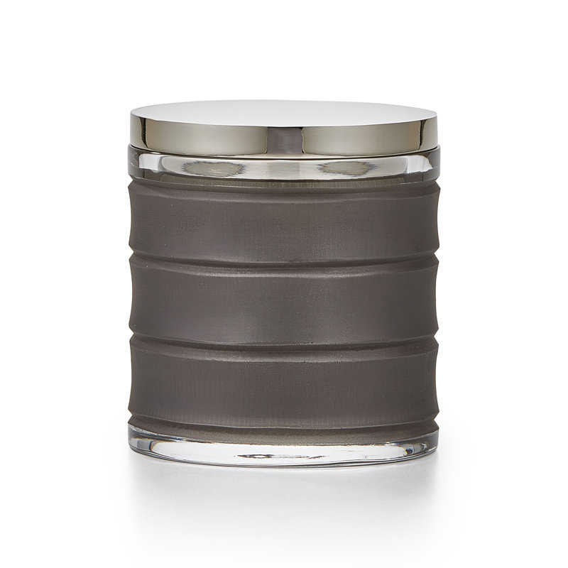 Hula Bathroom Storage Container, Clear/Charcoal