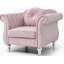 Fauteuil d'appoint chic transitionnel rose-1313103672