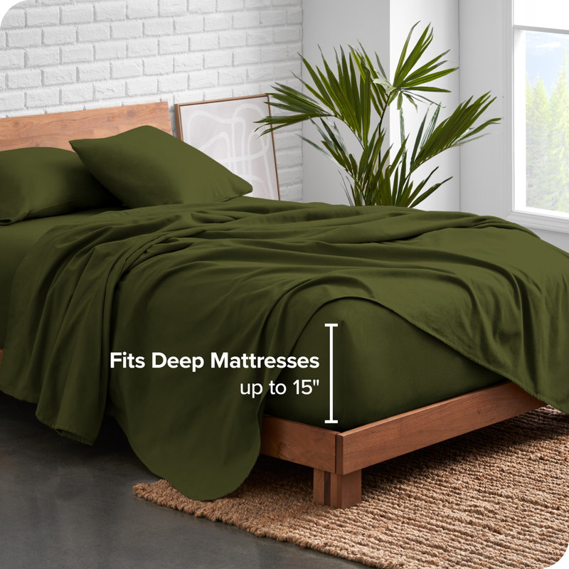 Cypress Organic Cotton Flannel Queen Sheet Set