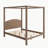 CaNopy Platform Bed with Headboard and Support Legs-235089449-235089457