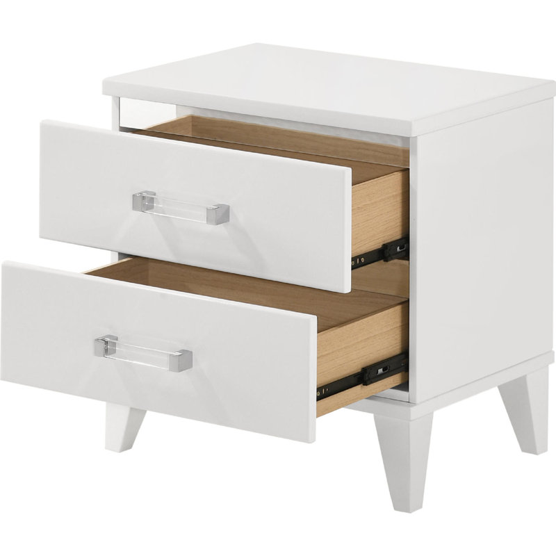 23'' W Nightstand, White