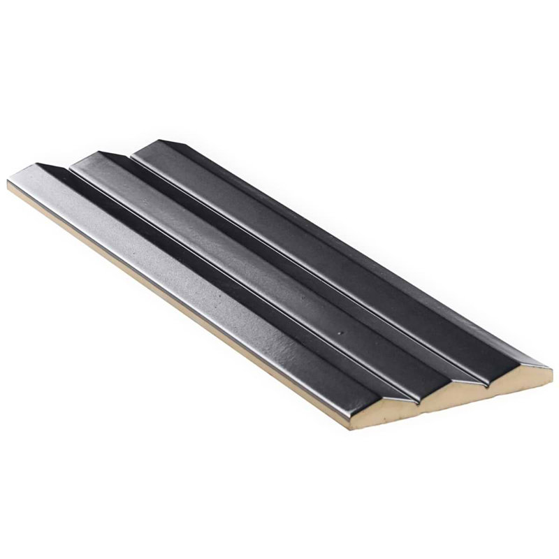 Ponto 4.92 In. X 15.74 In. 3D Polished Porcelain Wall Tile (6.99 Sq. Ft. / Case), Metallic Gray