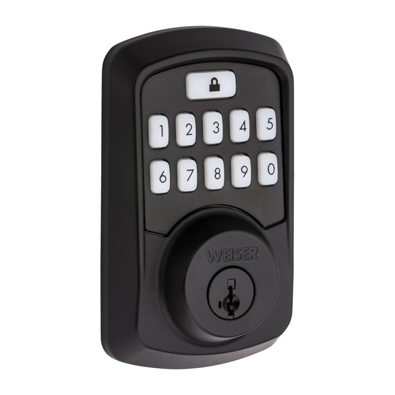 Aura Bluetooth Smart Lock Electronic, Matte Black