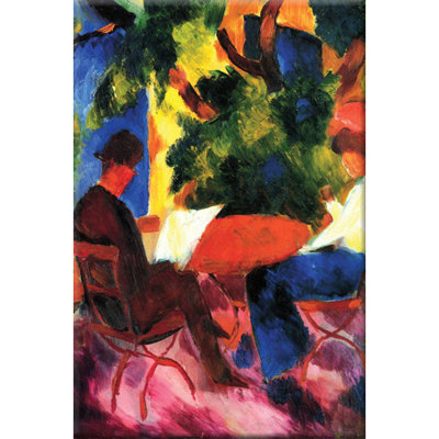 «Couple at the Garden Table» - reproduction