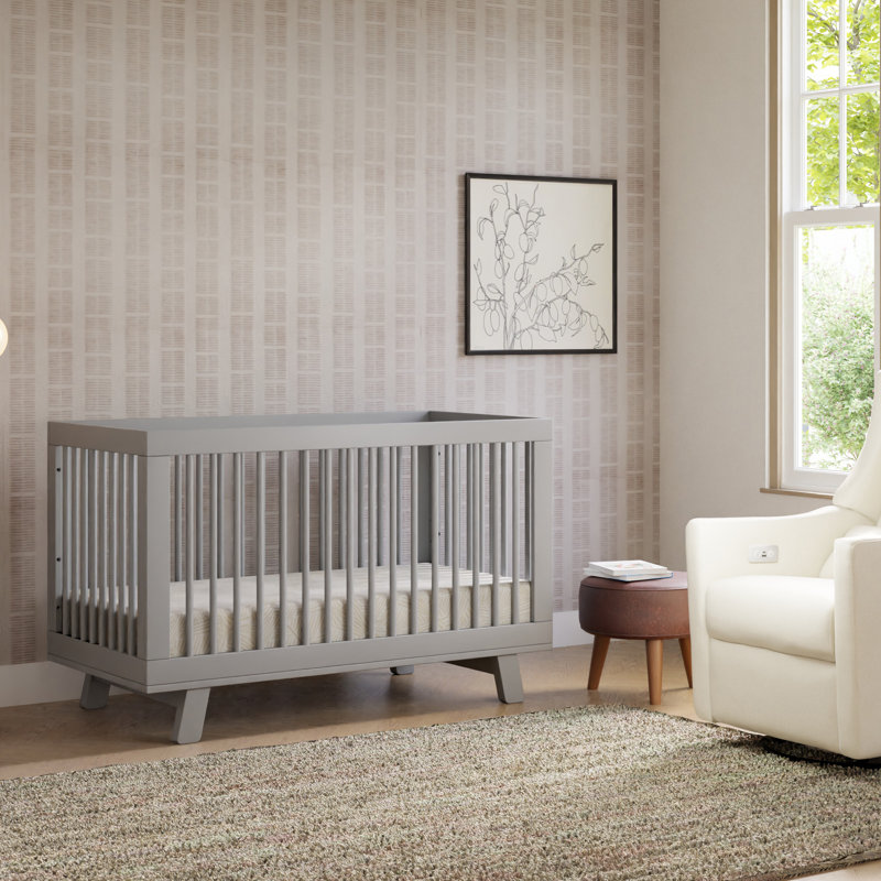 Hudson 3-in-1 Convertible Crib, White