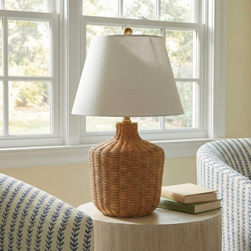 Nabila Wicker/Rattan Table Lamp