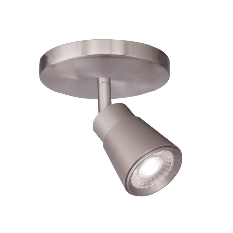 Solo Brushed Nickel LED Adjustable Track Head