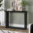 Osmond 36" Open Frame Console Table with Lower Shelf  in Black Grain | Transitional Entryway Table for Living Room or Hallway-117693081