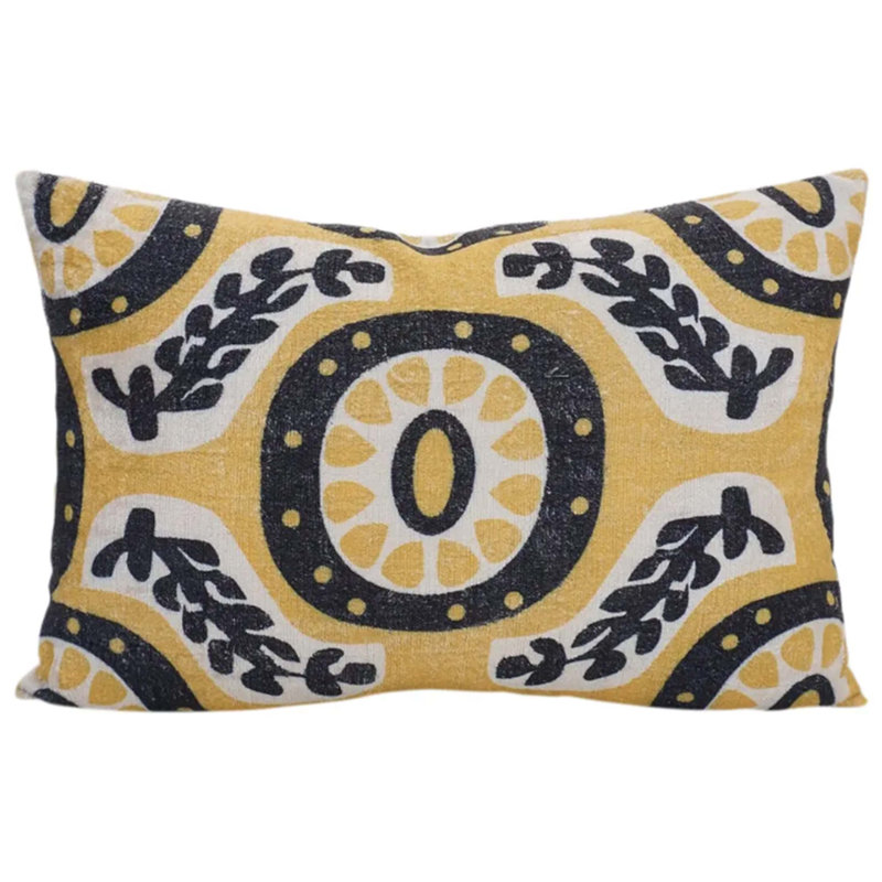 Velvet Lumbar Pillow Cover & Insert