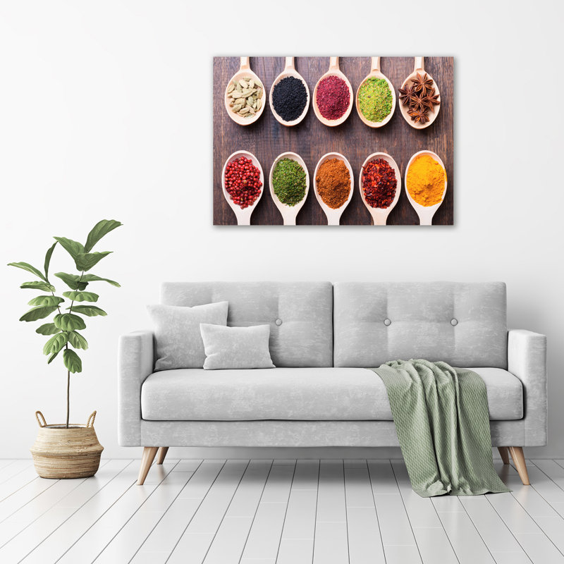 Colorful Spices - Unframed Art Prints on Glass