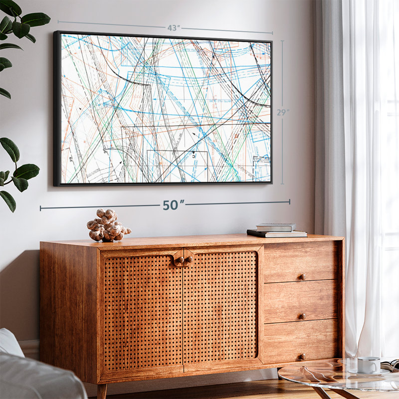 «Sewing Pattern Wall Art», H 29 po x l 43 po