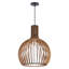 Luminaire suspendu 1 lumière bois noir-1712054359
