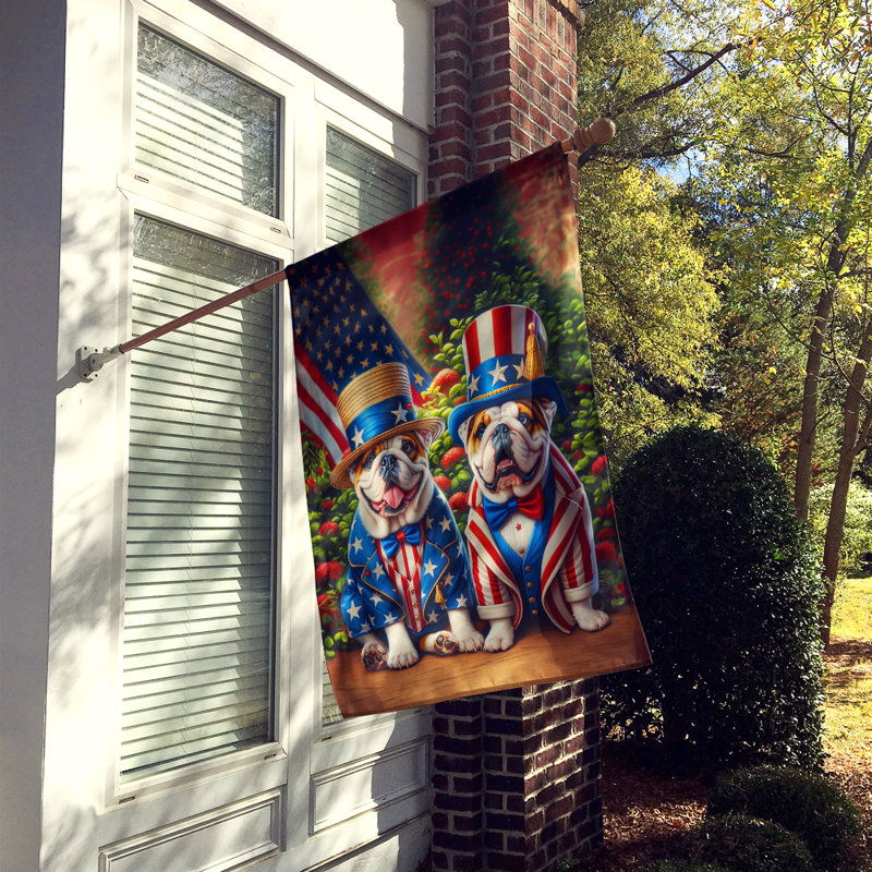 Drapeau «All American House», Bouledogue anglais brun