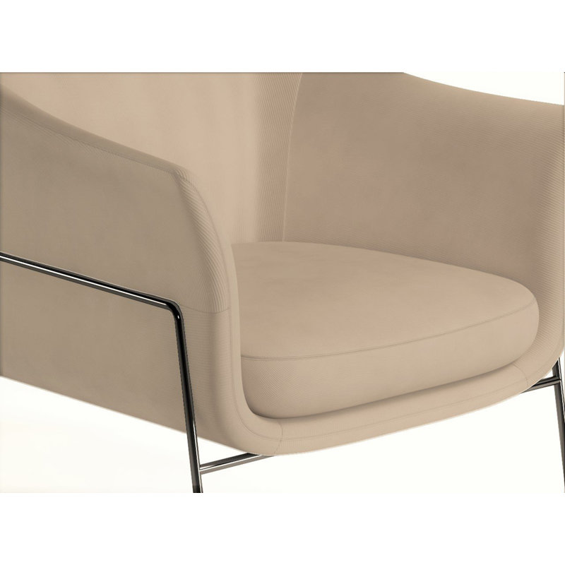 Fauteuil demi-tonneau Melcher, Sable