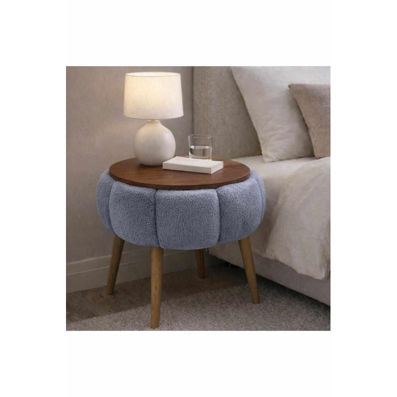 Table d'appoint, Grey/Walnut