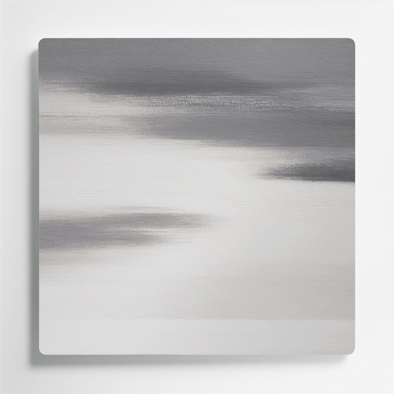 Minimalisme 20, art mural en métal brun, H 16 po x l 16 po