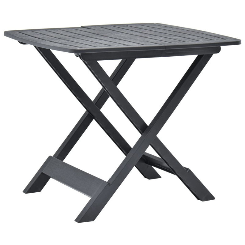 Table bistro pour l'extérieur, Anthracite