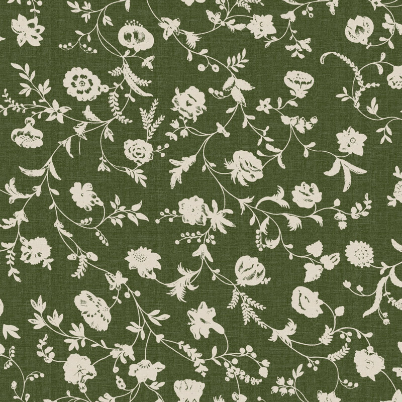 Repose-pieds Jebb, Robina olive floral