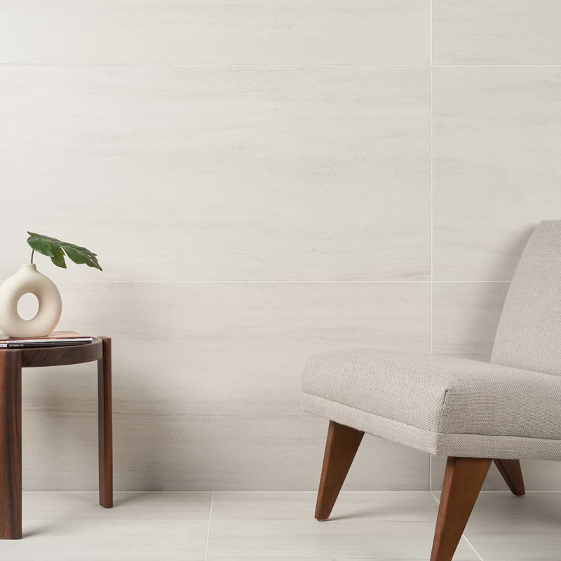 Nashville White 24X48 Matte Porcelain Tile, White Matte