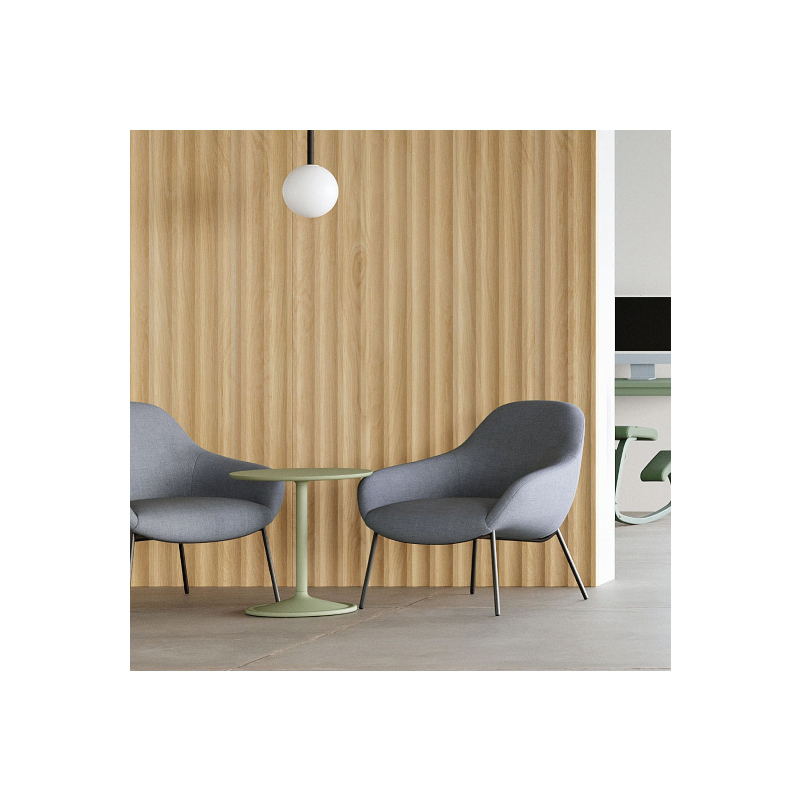 Oppo Lounge Chair - Fabric, Shade