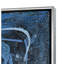 «Blue Rhythm», art mural encadré